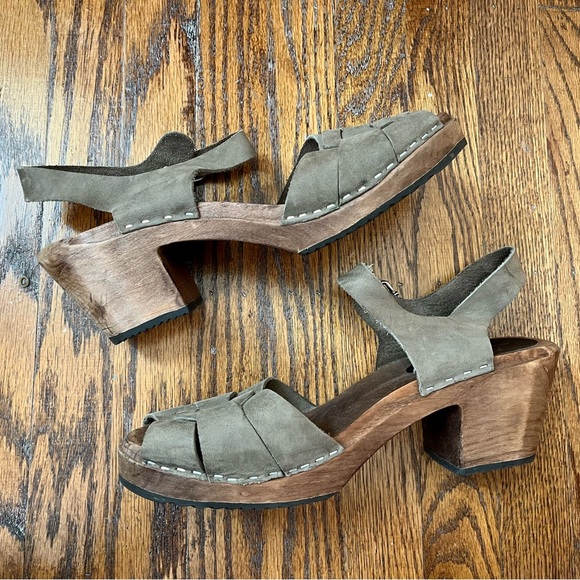 Lotta From Stockholm peep toe Clogs - Picture 2 of 10